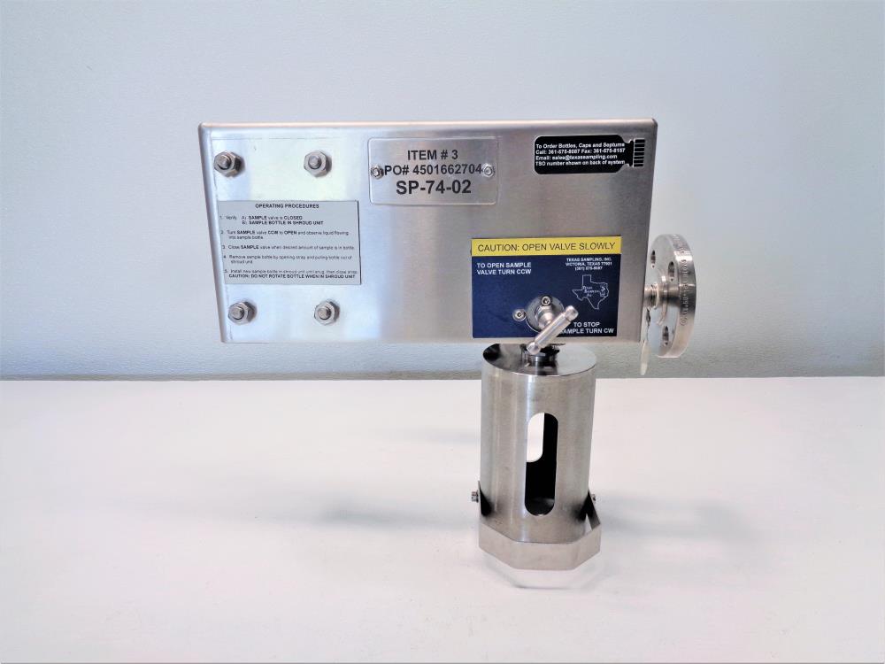 Texas Sampling Sampler System w/ 1" 150# SS Flange #MDS-B-32-XX-FLG-XX-ps-xxx